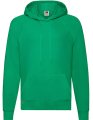 Heren Hoodie Fruit of the Loom Lightweight 62-140-0 Kelly Green